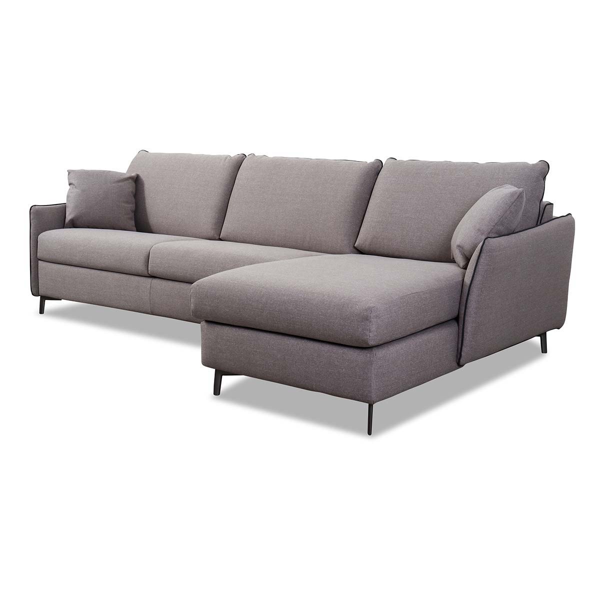 Dienne Salotti Ecksofa Valentina in Stoff Gemini - Schlafsofa Stoff