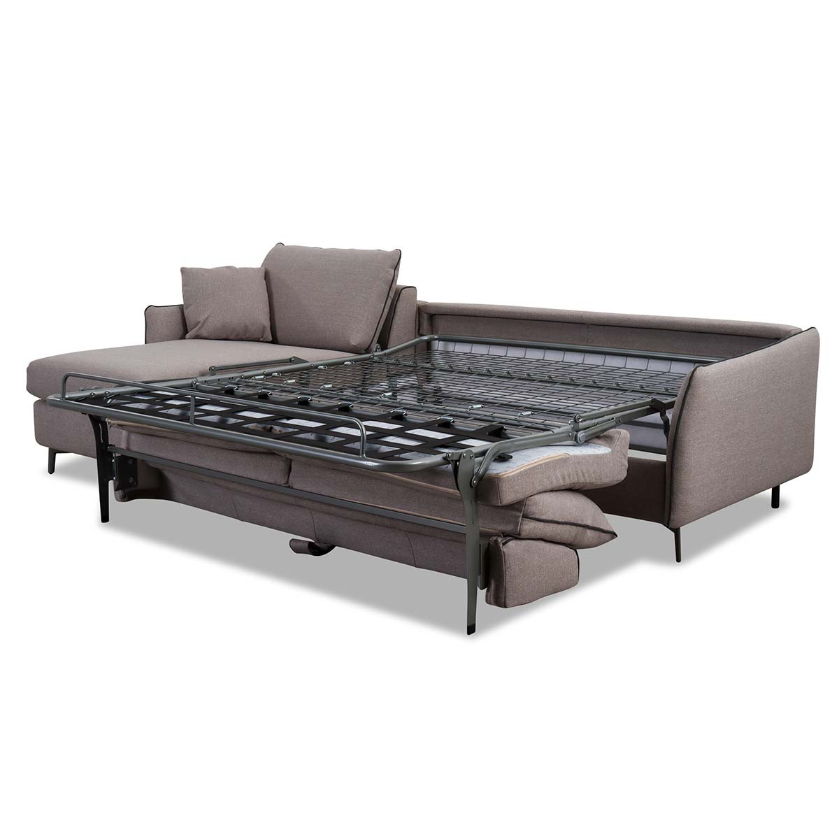 Dienne Salotti Ecksofa Valentina in Stoff Gemini - Schlafsofa Stoff