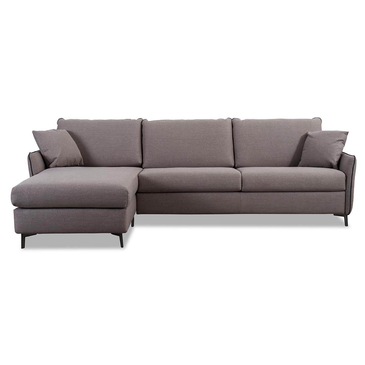 Dienne Salotti Ecksofa Valentina in Stoff Gemini - vorstehend links - Schlafsofa Stoff