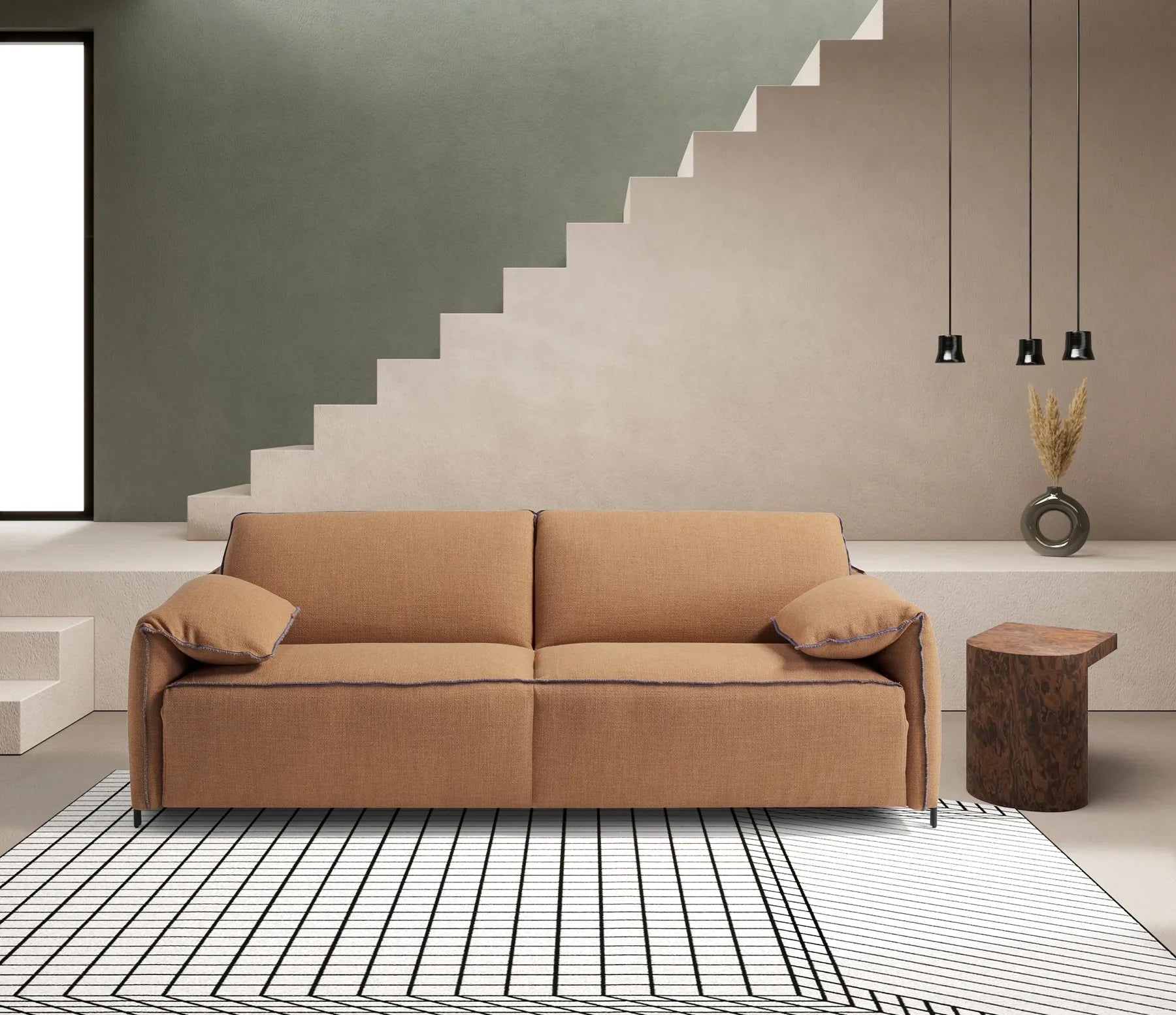 Dienne Salotti Schlafsofa Cloud in Stoff Gemini Schlafsofa Stoff