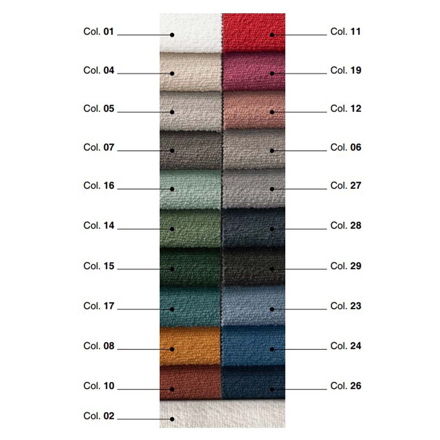 Dienne Salotti Schlafsofa Cloud in Stoff Gemini Schlafsofa Stoff