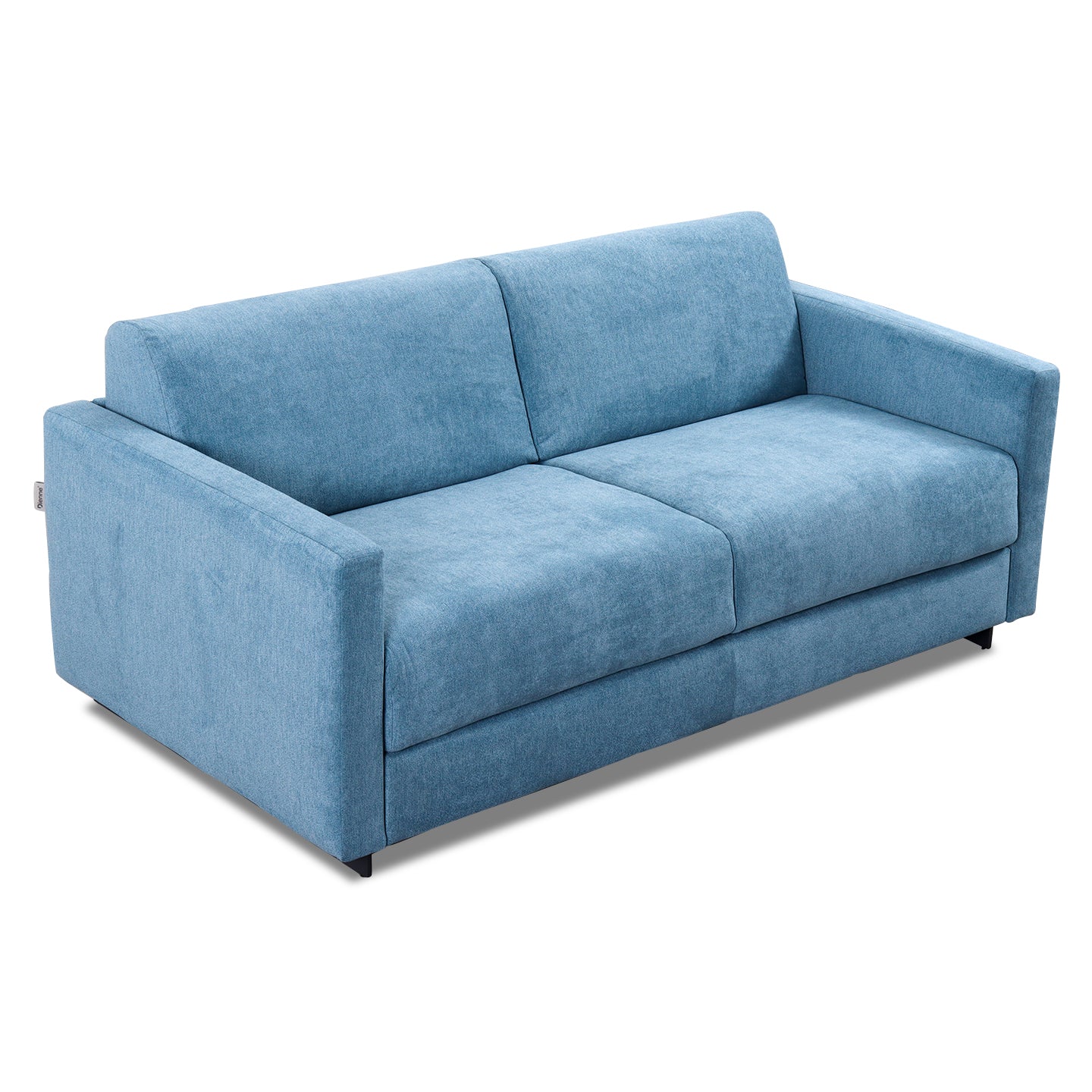 Dienne Salotti Schlafsofa Cod. 3000 Tokio in Stoff Ornellaia türkis