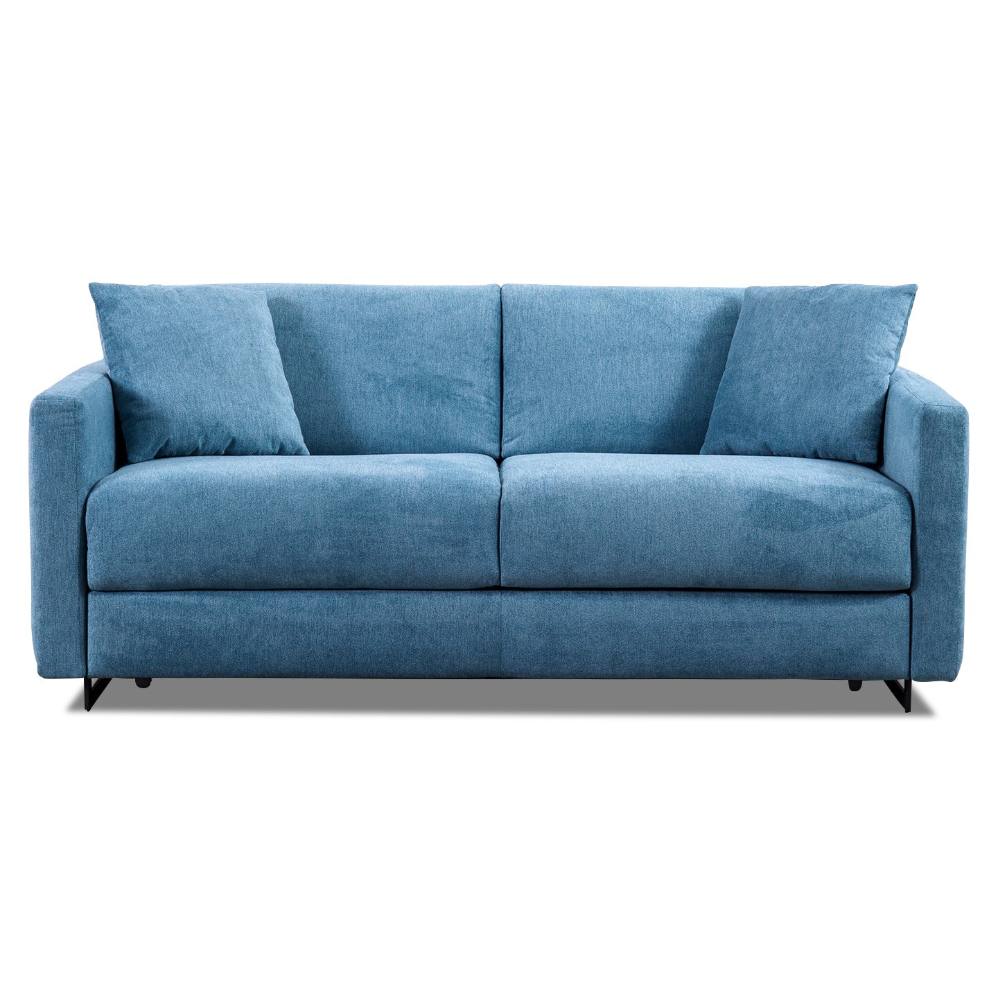 Dienne Salotti Schlafsofa Cod. 3000 Tokio in Stoff Ornellaia türkis