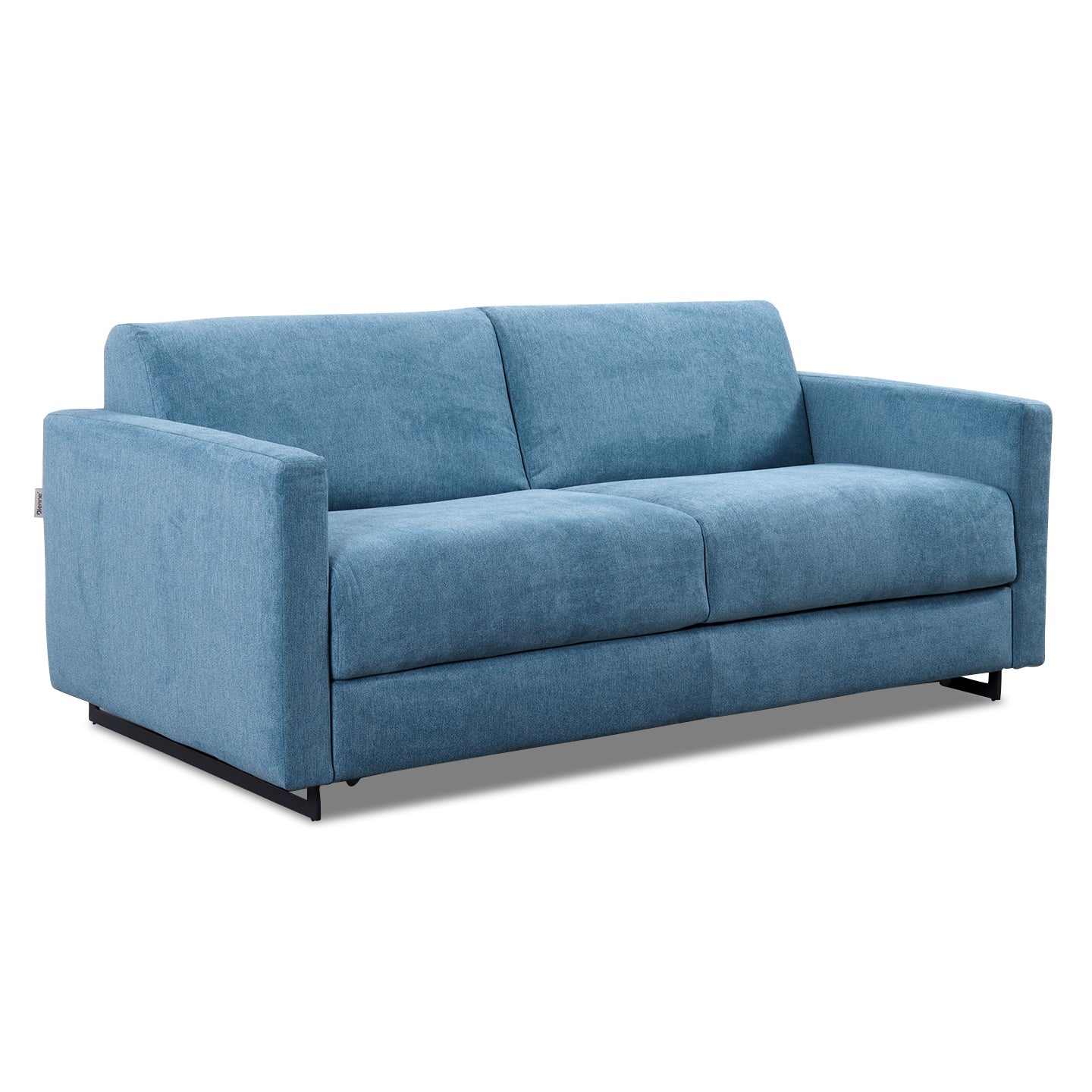 Dienne Salotti Schlafsofa Cod. 3000 Tokio in Stoff Ornellaia türkis