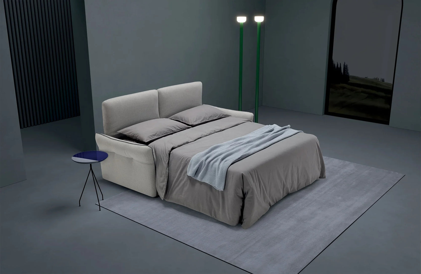 Dienne Salotti Schlafsofa Deep in Stoff Schlafsofa Stoff