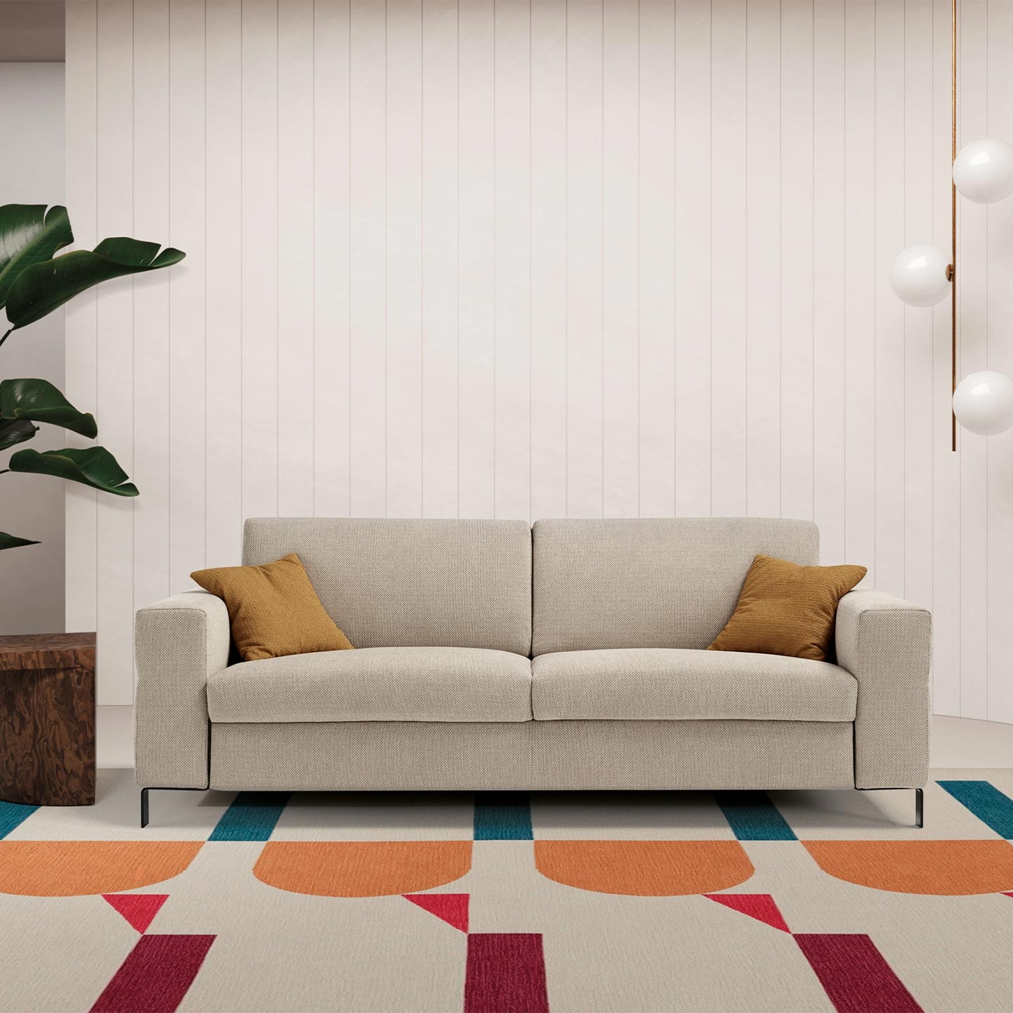 Dienne Salotti Schlafsofa Life in Stoff Schlafsofa Stoff
