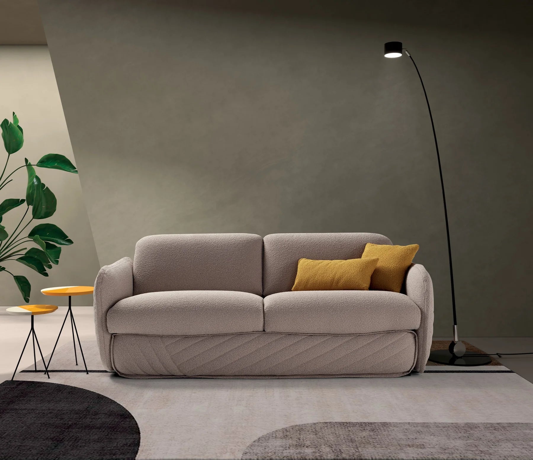 Dienne Salotti Schlafsofa Moon in Stoff Schlafsofa Stoff