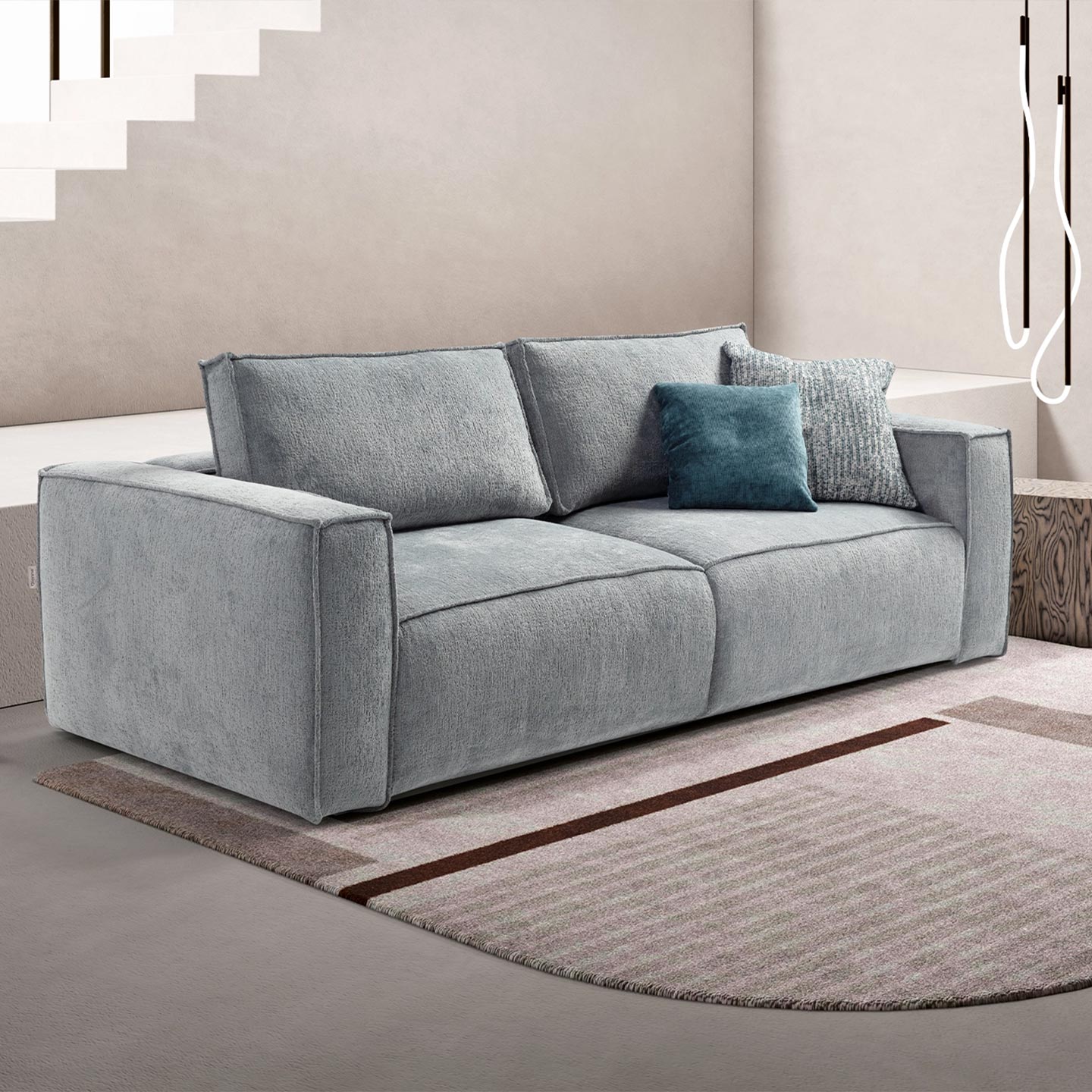 Dienne Salotti Schlafsofa MORE in Stoff Schlafsofa Stoff