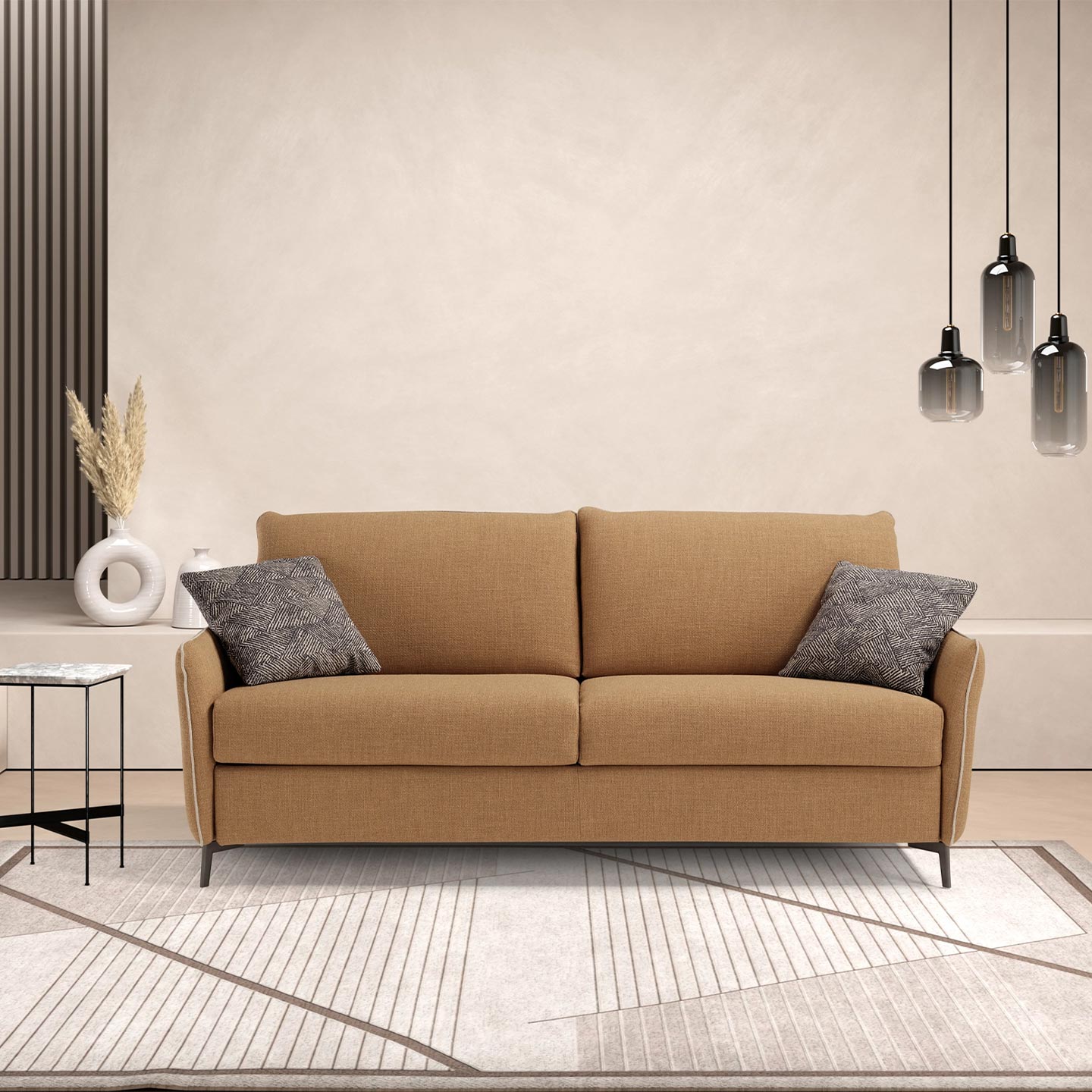 Dienne Salotti Schlafsofa Valentina in Stoff