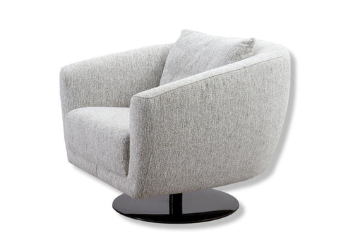 Bild 1 in Galerieansicht laden. Drehsessel Arianna in Stoff Gibson beige - Sessel Stoff