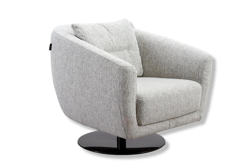 Bild 1 in Galerieansicht laden. Drehsessel Arianna in Stoff Gibson beige - Sessel Stoff