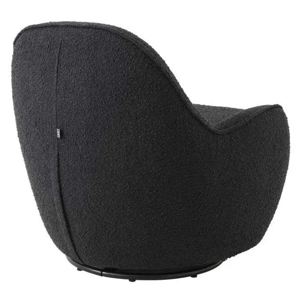 Drehsessel Cupido in Stoff schwarz - Sessel Stoff
