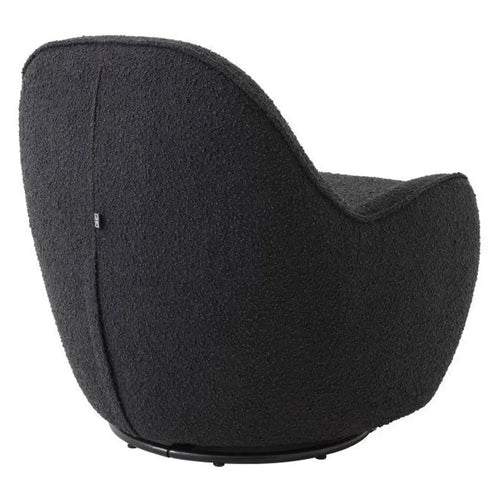Bild 1 in Galerieansicht laden. Drehsessel Cupido in Stoff schwarz - Sessel Stoff