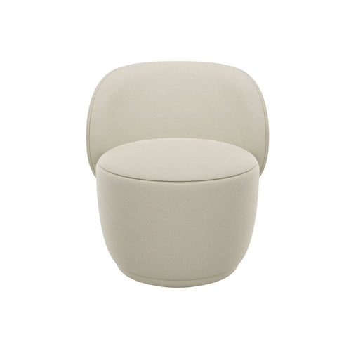 Bild 1 in Galerieansicht laden. Drehsessel KUON in Stoff Boucla - Beige - Sessel Stoff