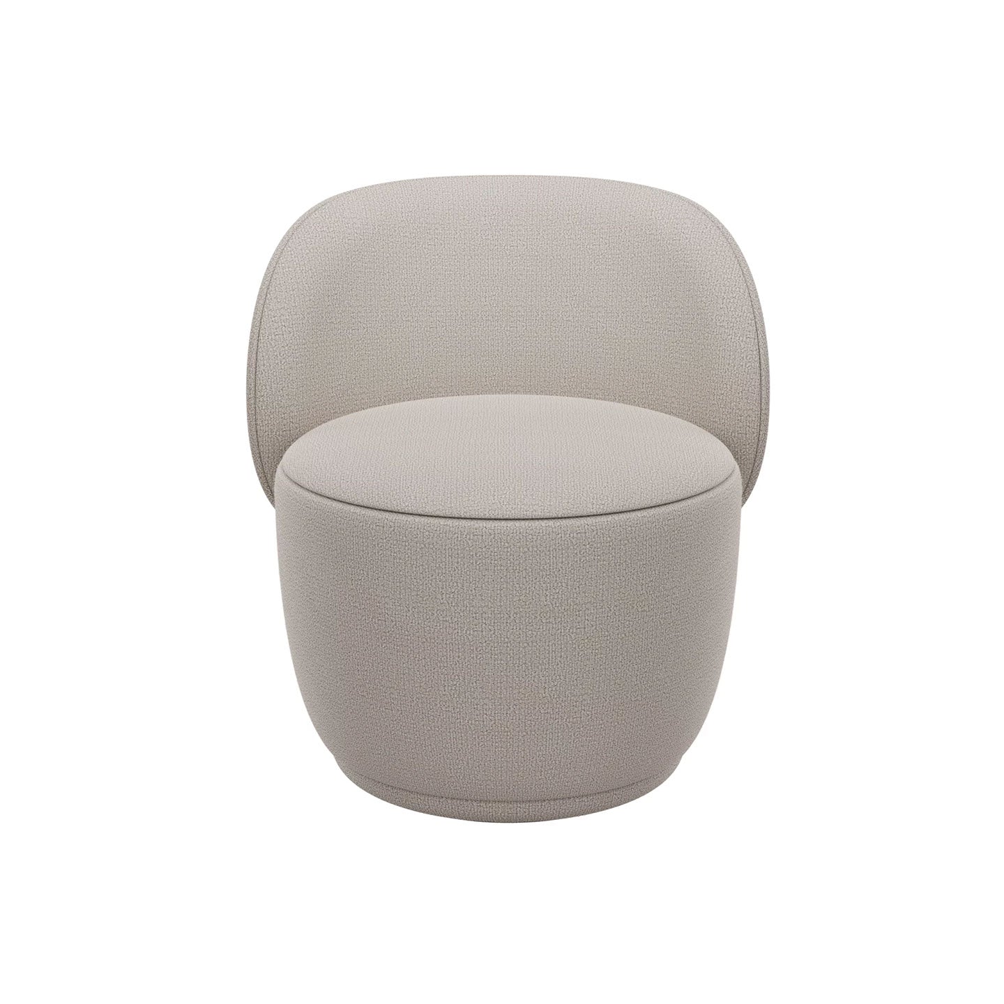 Drehsessel KUON in Stoff Boucla - desert - Sessel Stoff