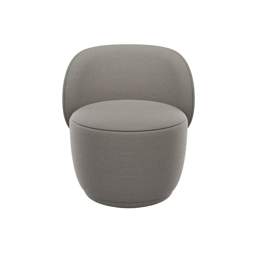 Bild 1 in Galerieansicht laden. Drehsessel KUON in Stoff Boucla - Taupe - Sessel Stoff