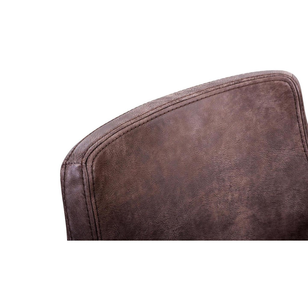 Drehstuhl ANNABEL 2er Set in Leder Africa tanganica - Stuhl Leder