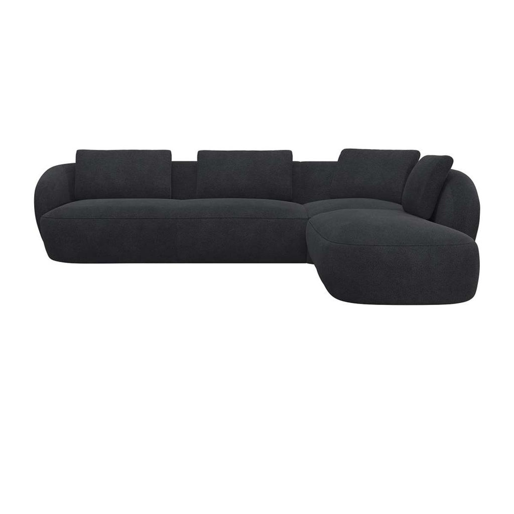 Ecksofa 0091 Torino in Stoff Bormio