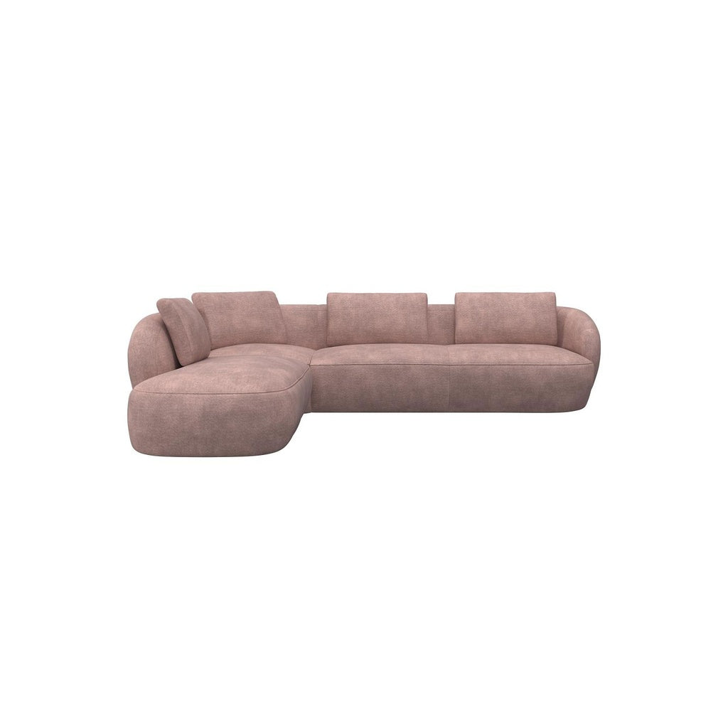 Ecksofa 0091 Torino in Stoff Bormio