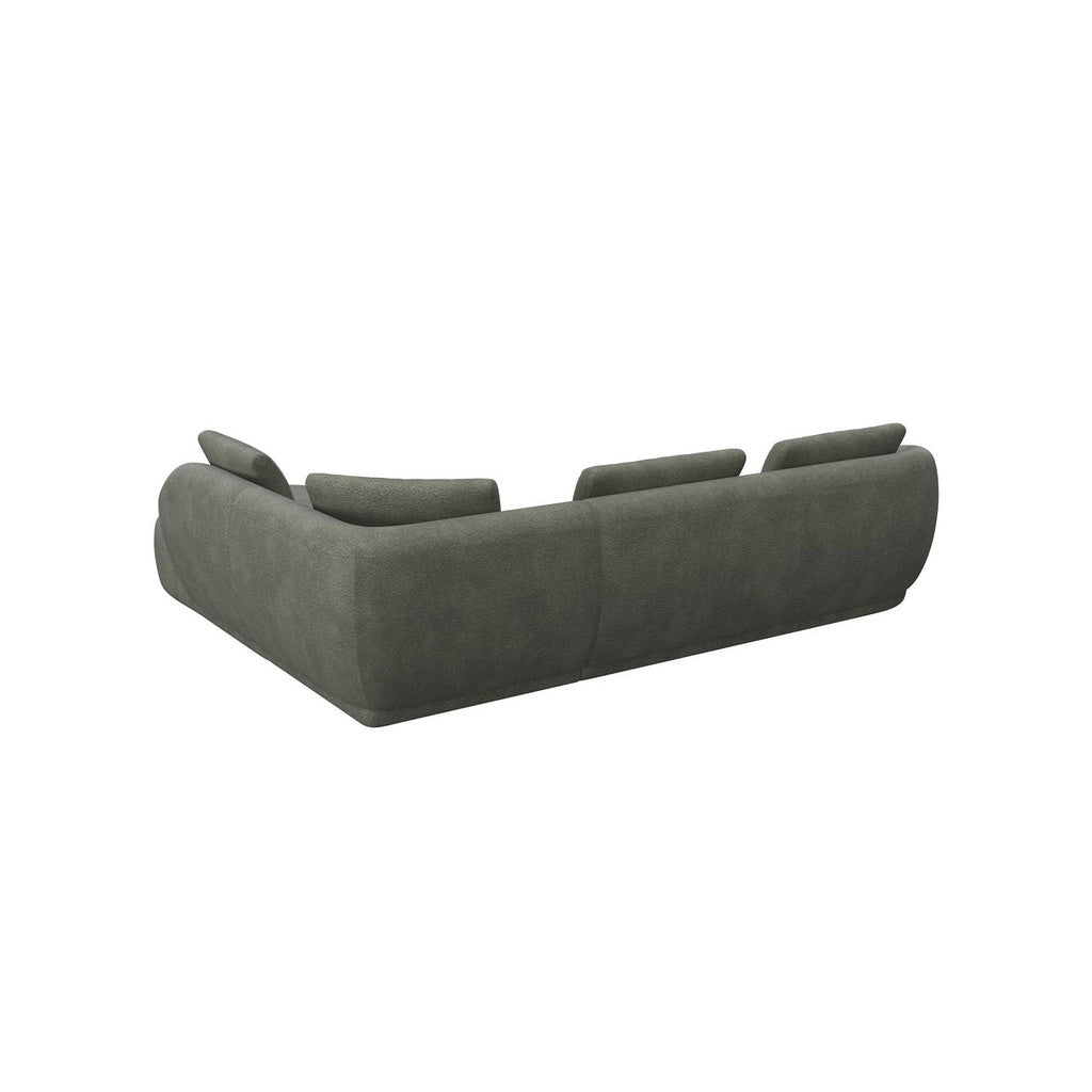 Ecksofa 0091 Torino in Stoff Bormio