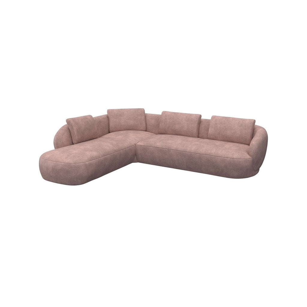 Ecksofa 0091 Torino in Stoff Bormio