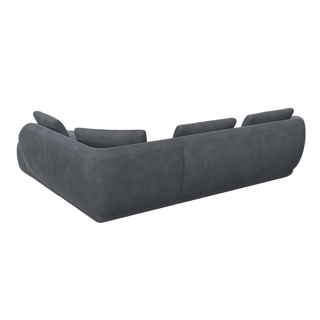 Ecksofa 0091 Torino in Stoff Bormio
