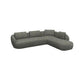 Ecksofa 0091 Torino in Stoff Bormio - Ecksofa Stoff