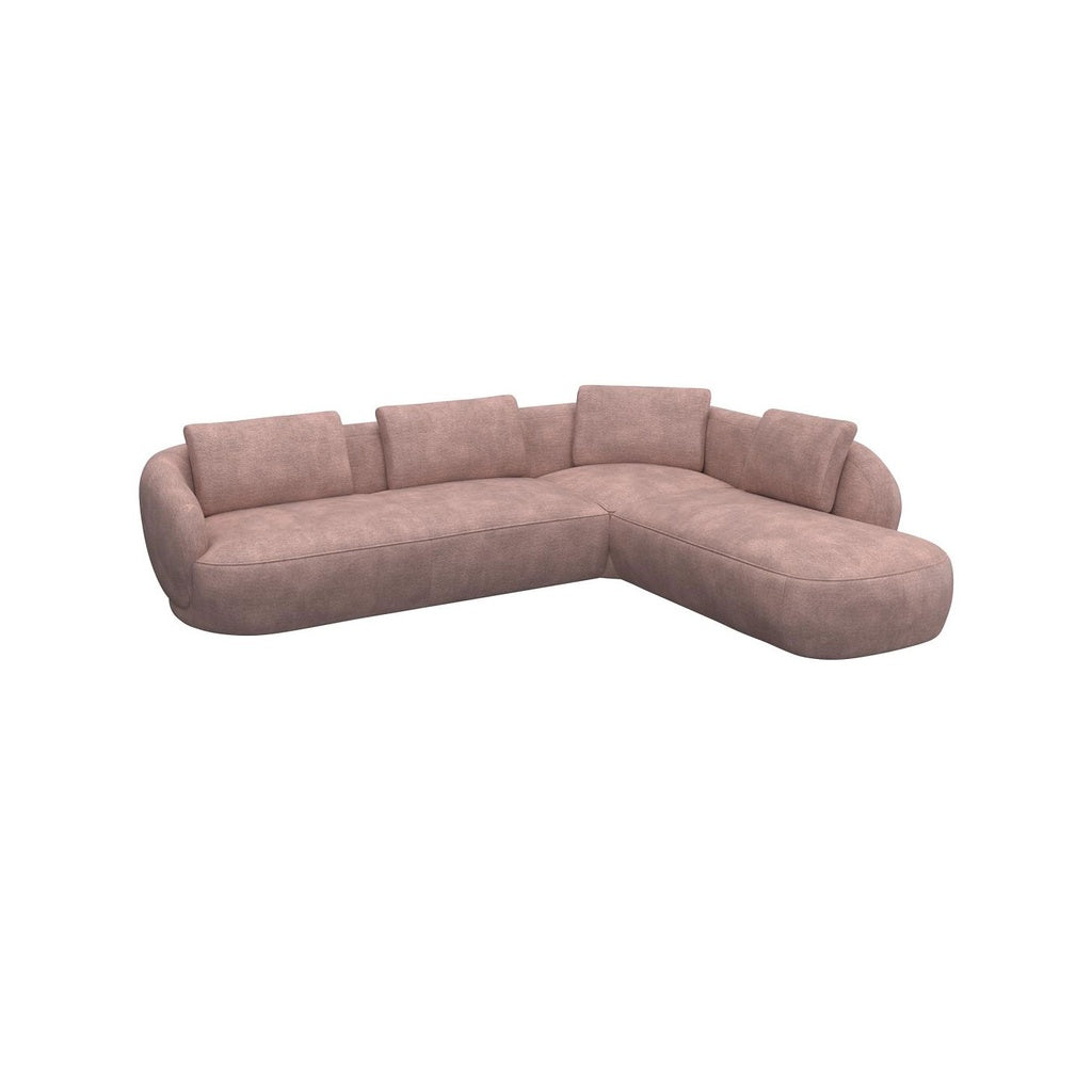 Ecksofa 0091 Torino in Stoff Bormio