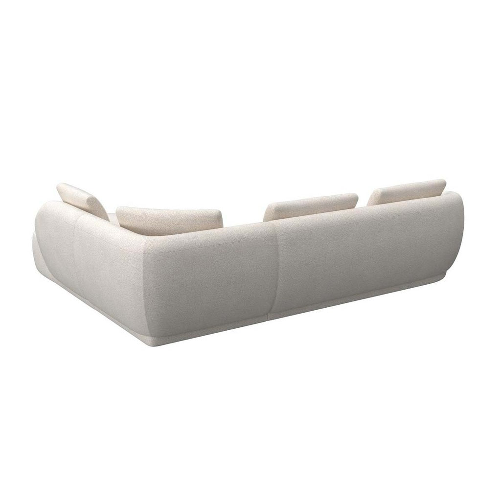 Ecksofa 0091 Torino in Stoff Bormio