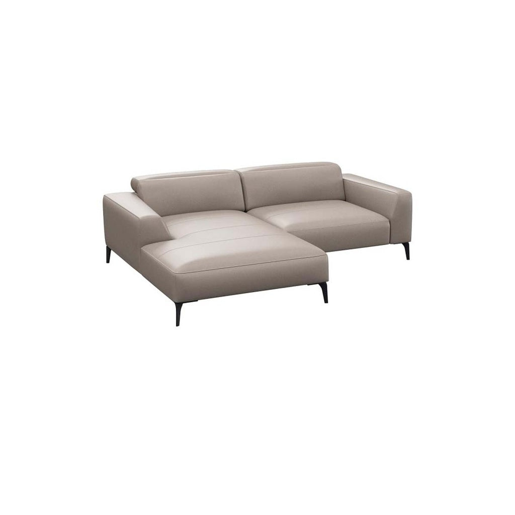 Ecksofa 0161 VOLUZZI in Leder Omaha - Ecksofa Leder