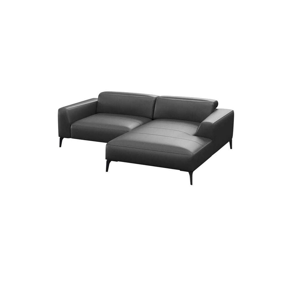 Ecksofa 0161 VOLUZZI in Leder Omaha - Ecksofa Leder