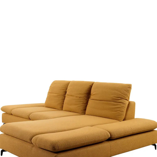 Bild 1 in Galerieansicht laden. Ecksofa 15278 TAOO in Stoff W82 honey - Sitzdesign