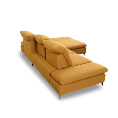 Bild 1 in Galerieansicht laden. Ecksofa 15278 TAOO in Stoff W82 honey - Sitzdesign