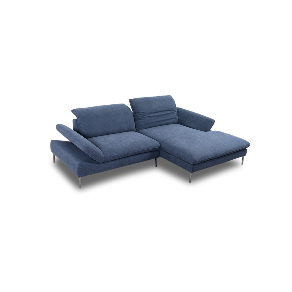 Ecksofa 15450 ENJOY&MORE in R66 marine - Ecksofa Stoff