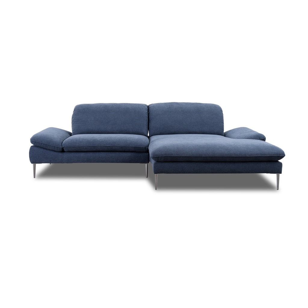 Ecksofa 15450 ENJOY&MORE in R66 marine - Ecksofa Stoff