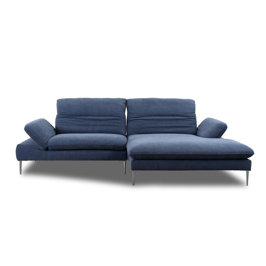 Ecksofa 15450 ENJOY&MORE in R66 marine - Ecksofa Stoff
