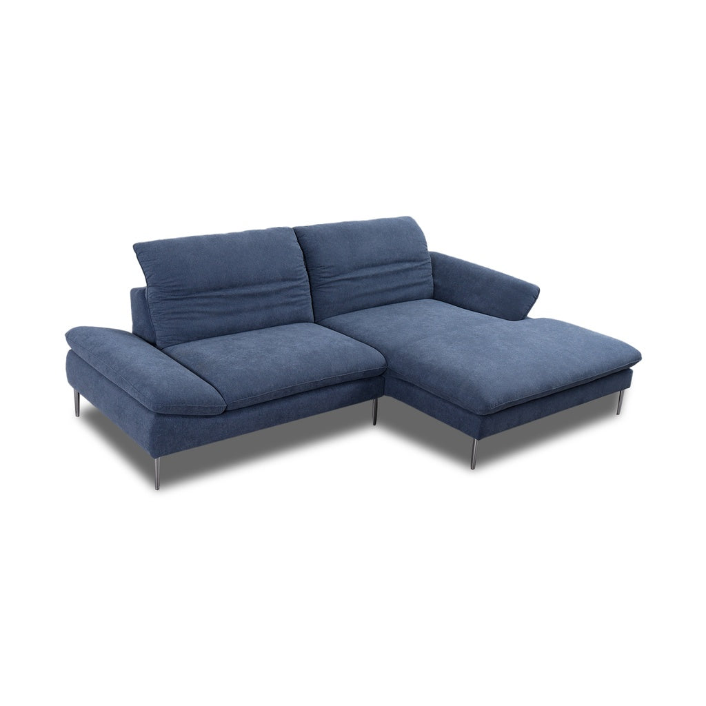Ecksofa 15450 ENJOY&MORE in R66 marine - Ecksofa Stoff