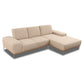 Ecksofa 16555 RUN in Stoff W82 ecru - Sitzdesign