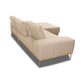 Ecksofa 16555 RUN in Stoff W82 ecru - Sitzdesign
