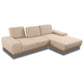 Ecksofa 16555 RUN in Stoff W82 ecru - Sitzdesign