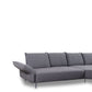 Ecksofa 16660 Bonnie in Stoff T88 dark steel - Sitzdesign