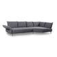 Ecksofa 16660 Bonnie in Stoff T88 dark steel - Sitzdesign