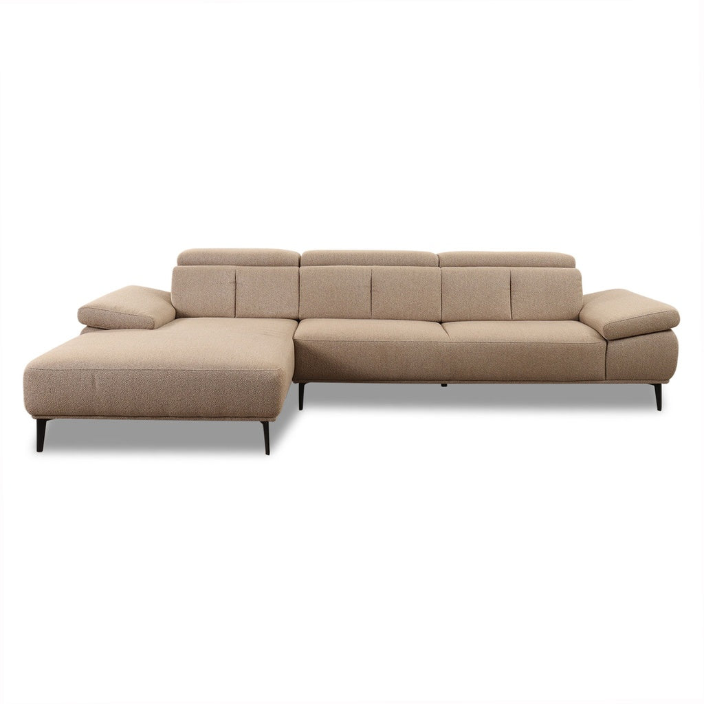 Ecksofa 24453 LEVI Variante in Stoff O10 sand - Sitzdesign