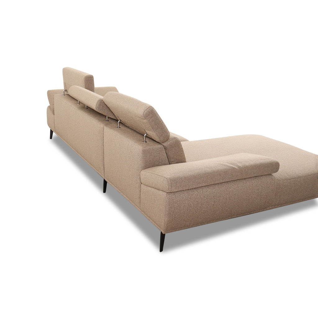 Ecksofa 24453 LEVI Variante in Stoff O10 sand - Sitzdesign