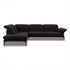 Ecksofa 24600 Sherry in Stoff V39 schwarz - Sitzdesign
