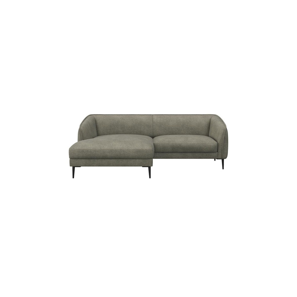Ecksofa Belle in Stoff Bormio