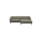 Ecksofa Belle in Stoff Bormio - 1224 olive / Longchair rechts - Ecksofa Stoff