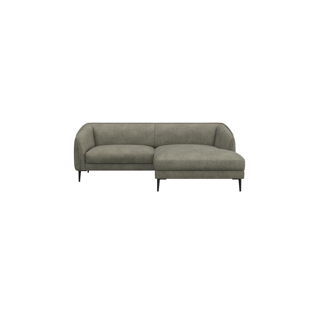 Ecksofa Belle in Stoff Bormio