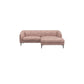 Ecksofa Belle in Stoff Bormio - 1225 magnolia / Longchair rechts - Ecksofa Stoff