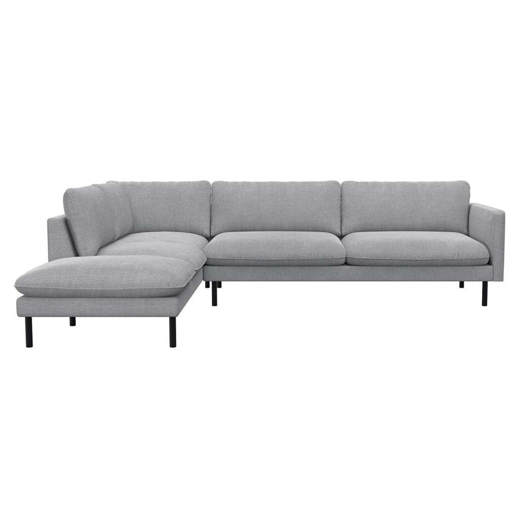 Ecksofa Bolzano in Stoff Melina